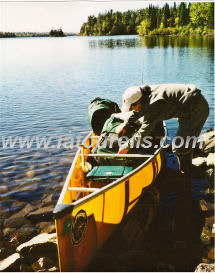 Preparing for a BWCA canoe trip